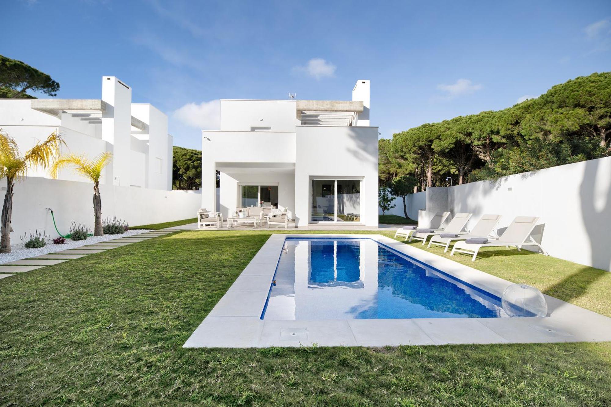Villa Moderna En Chiclana チクラナ・デ・ラ・フロンテーラ エクステリア 写真